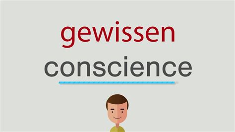 gewissen auf englisch|More.